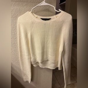 Cropped sweater from BCBGMAXAZRIA brand new never been used!